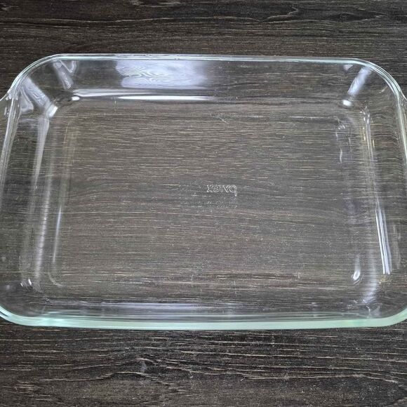Vintage Pyrex 233-R Clear 3QT-3L Casserole Baking Dish - 13"x9"x2" - Picture 1 of 3